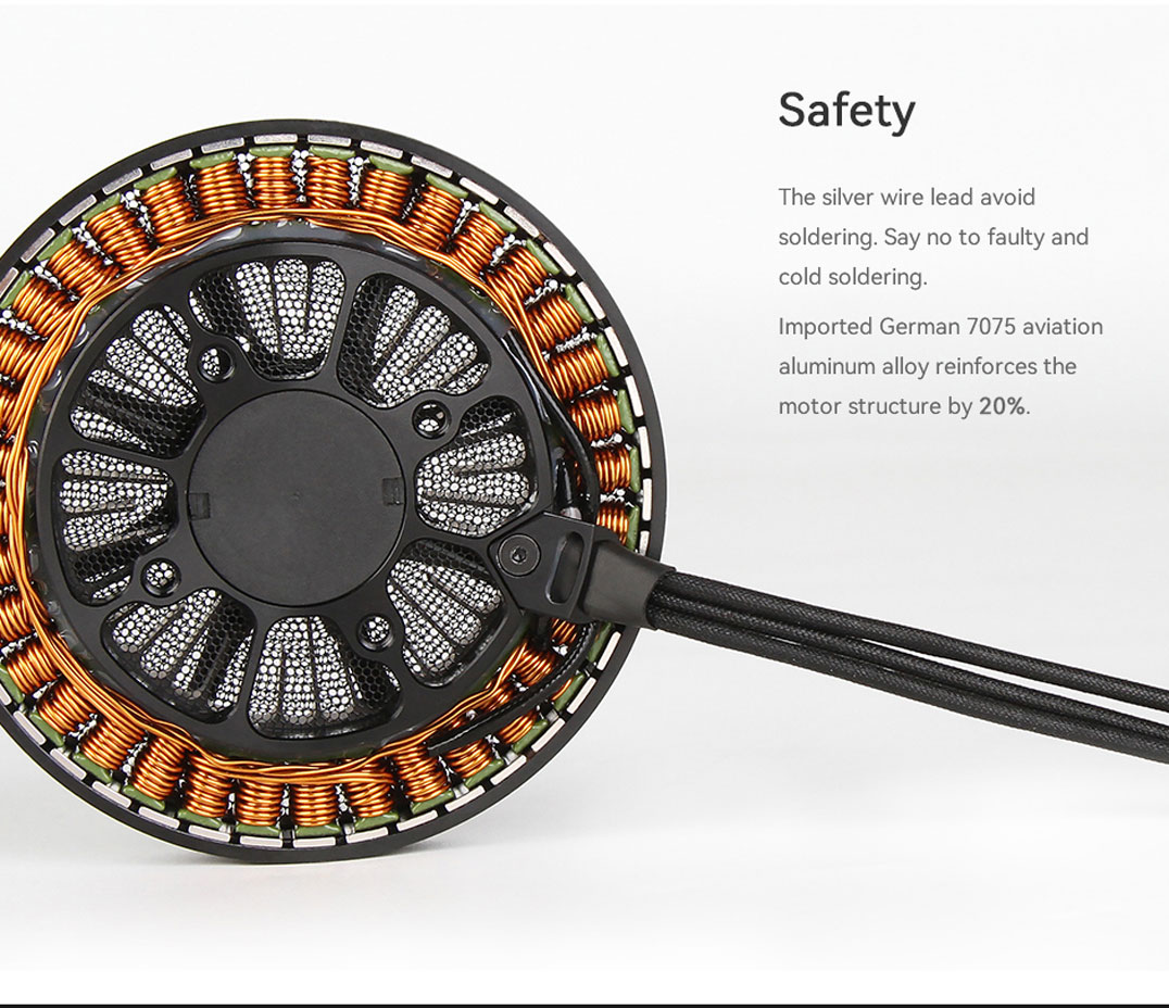 T-Motor U8 Lite Efficiency Type Multirotor UAV Motor KV100 — Manufacturer product details 11
