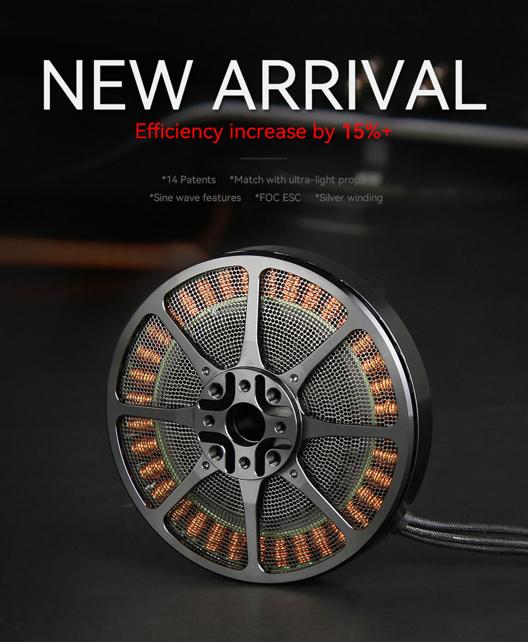 T-Motor U8 Lite Efficiency Type Multirotor UAV Motor KV100 — Manufacturer product details 1