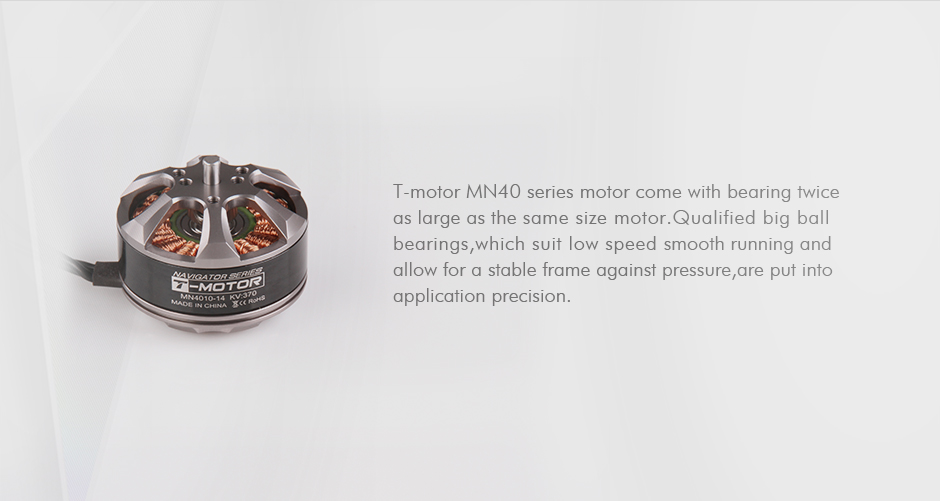 T-Motor MN4010 Çok Rotorlu Sabit Kanat İHA Motoru KV370 — Üretici detay görselleri 3