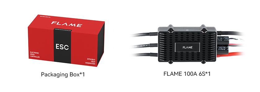 T-Motor FLAME 100A 6S Çok Rotorlu İHA ESC — Teknik çizimler ve performans grafikleri 2