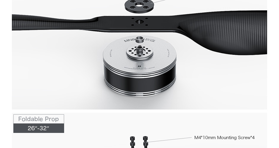 T-Motor MN801-S IP45 Multirotor Fixed Wing UAV Motor KV120 — Manufacturer product details 13