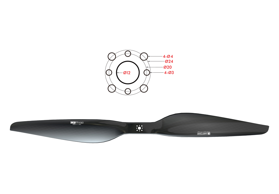 T-Motor G36*11.5 Pervane - 2 Adet / Çift — Üretici detay görselleri 1