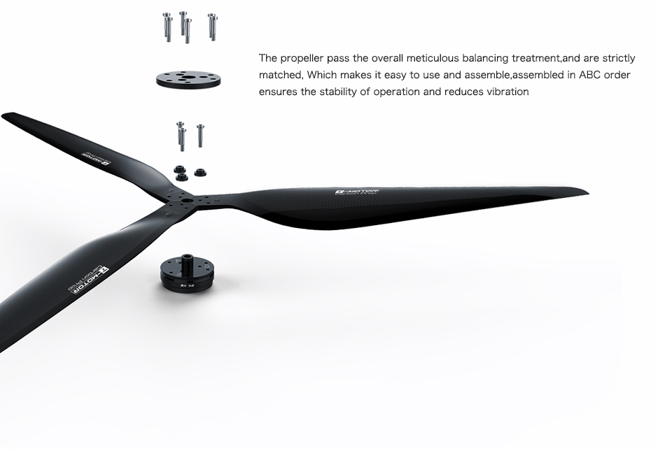 T-Motor G26*8.5 CF Three-blade propeller — Üretici detay görselleri 5