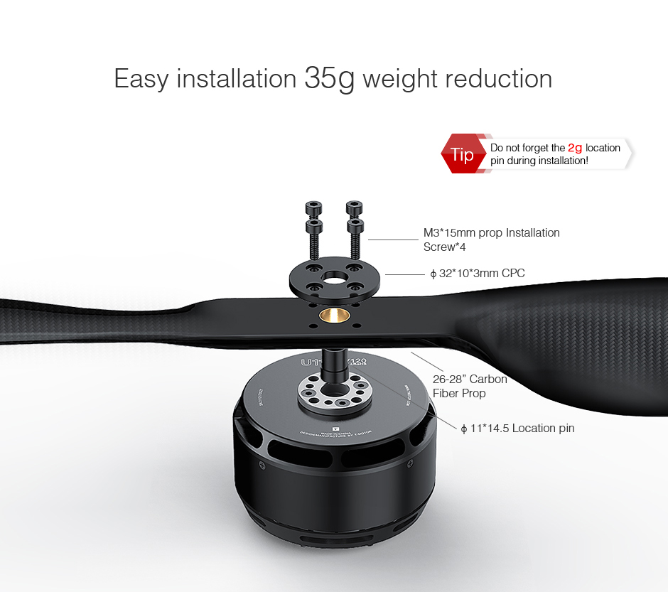 T-Motor U11Ⅱ Power Type UAV Motor KV120 — Manufacturer product details 8