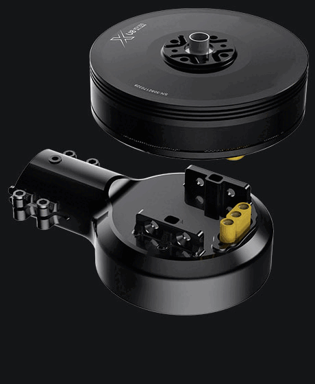 T-Motor XU8-X Tahrik Seti Serisi 6S/12S (Entegre Tahrik Sistemi）İHA Motoru — XU8 KV100+Alpha 60A 12S V1.2 / CCW — Üretici detay görselleri 3