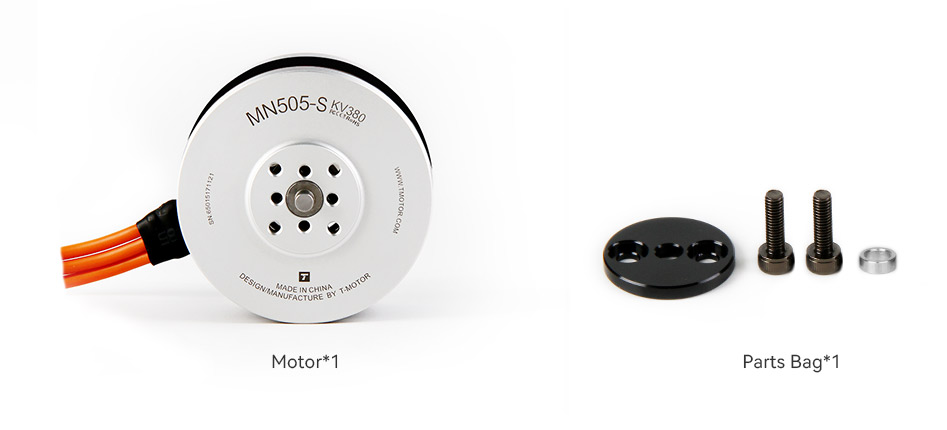 T-Motor MN505-S IP45 Navigator Type UAV Multi-Motor KV320 — Technical drawings and performance charts 4