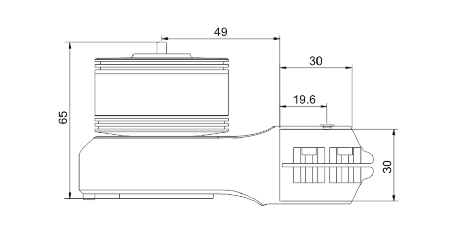 T-Motor 505-X Tahrik Seti Serisi (Entegre Tahrik Sistemi)İHA Motoru — MN505-S KV380+Alpha 60A LV / CW — Teknik çizimler ve performans grafikleri 1