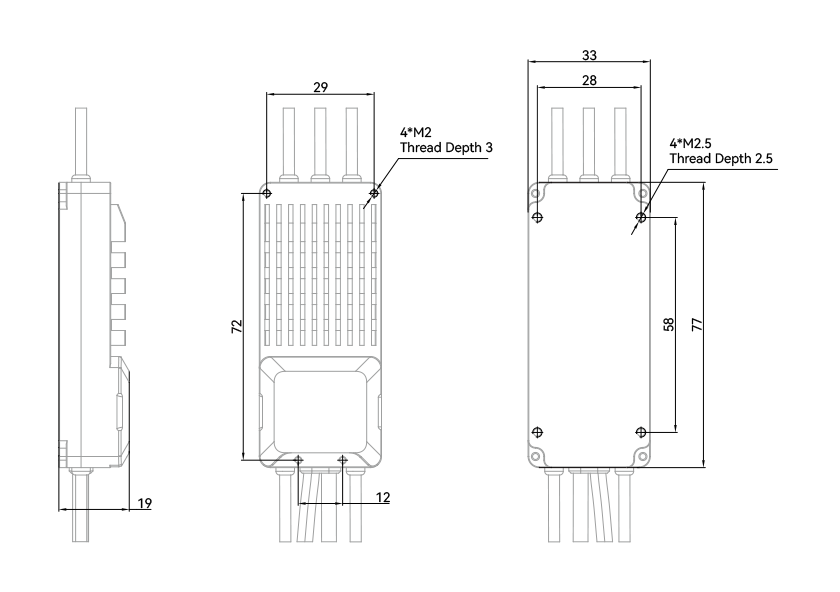 T-Motor V60A 14S — Teknik çizimler ve performans grafikleri 1