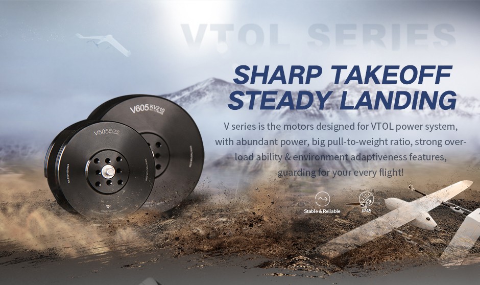 T-Motor V505 12S Vtol Drone Power KV260 — Üretici detay görselleri 1