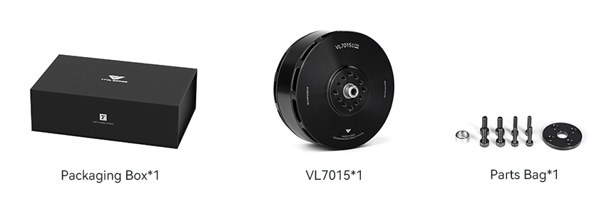 T-Motor VL7015 — Teknik çizimler ve performans grafikleri 2