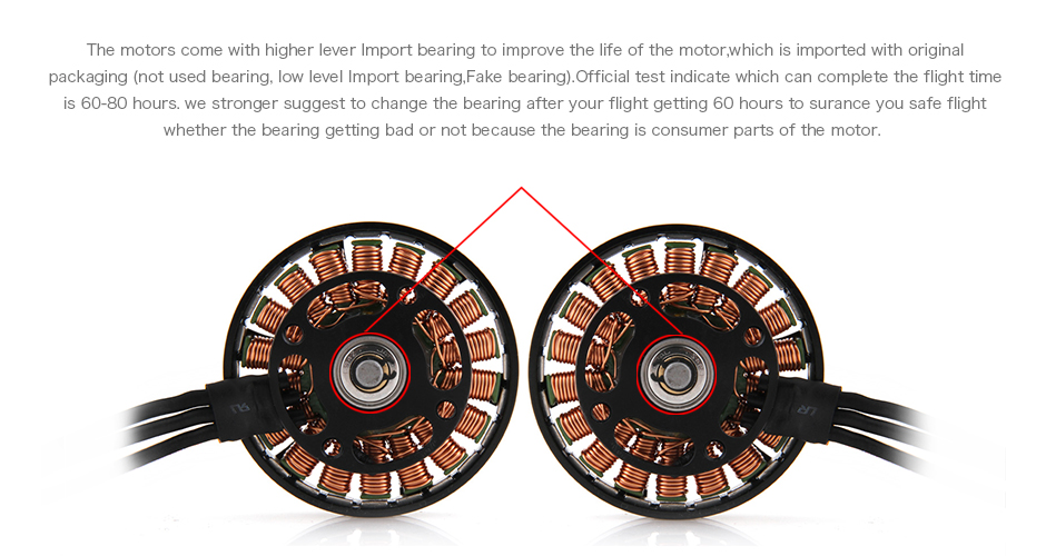 T-Motor MN4004  Antigravity Type 4-6S UAV Motor KV300 - 2PCS/SET — Manufacturer product details 6