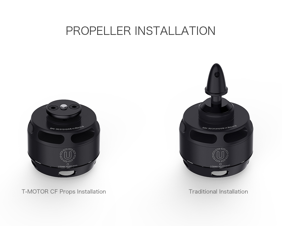 T-Motor U3 Power Serisi Yüksek Verimli İHA Motoru KV700 — Üretici detay görselleri 8