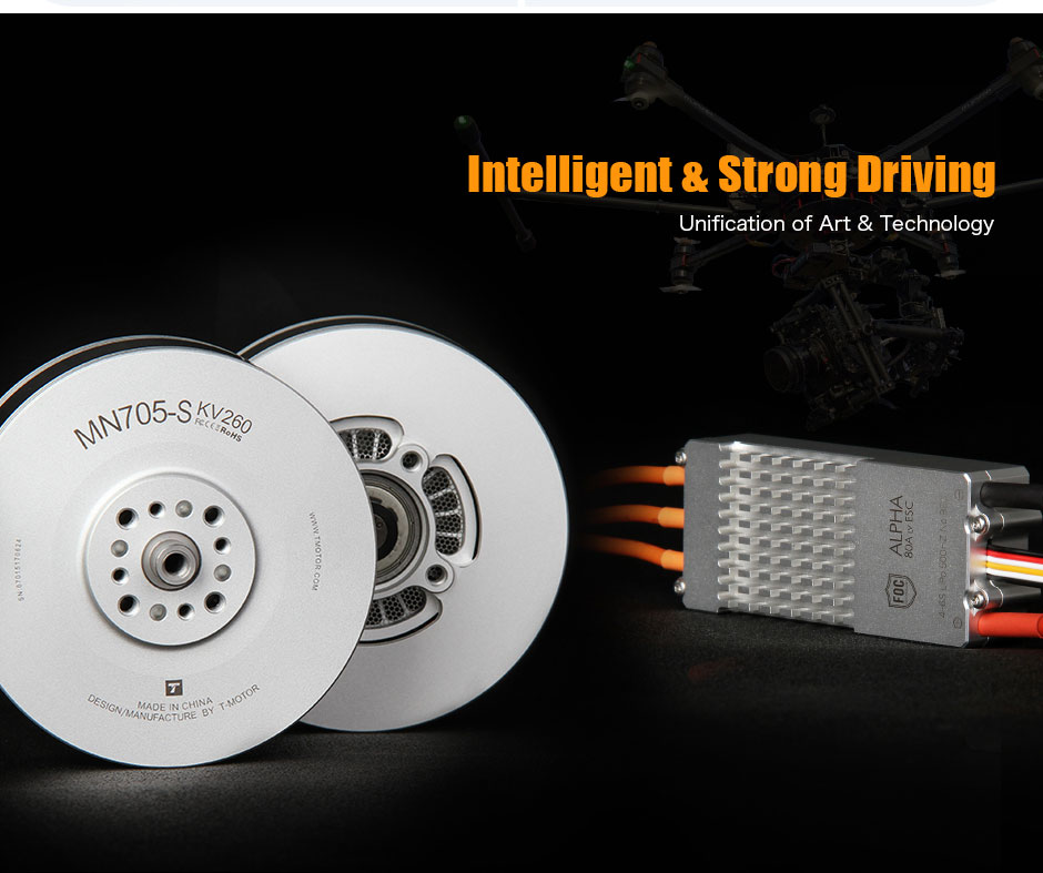T-Motor MN705-S IP45 Multirotor Fixed Wing UAV Motor KV125 2PCS/SET — Manufacturer product details 10