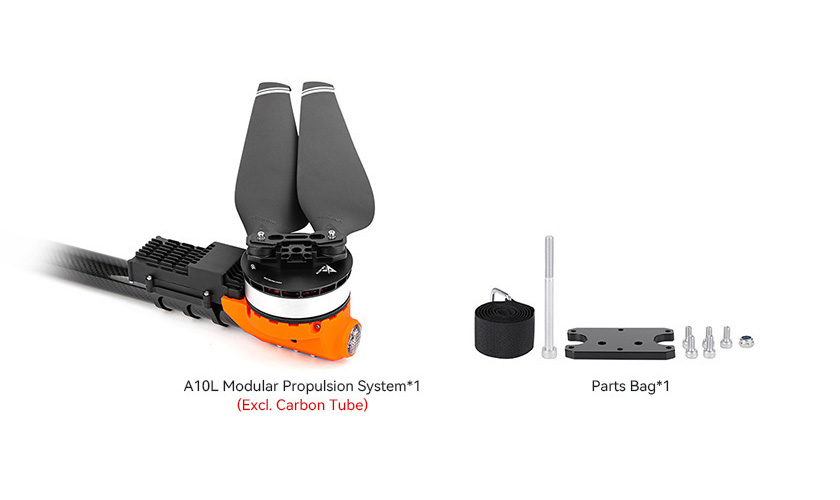 T-Motor A10L — A10L KV110+14S FOC 200A+MF3628P — Teknik çizimler ve performans grafikleri 3