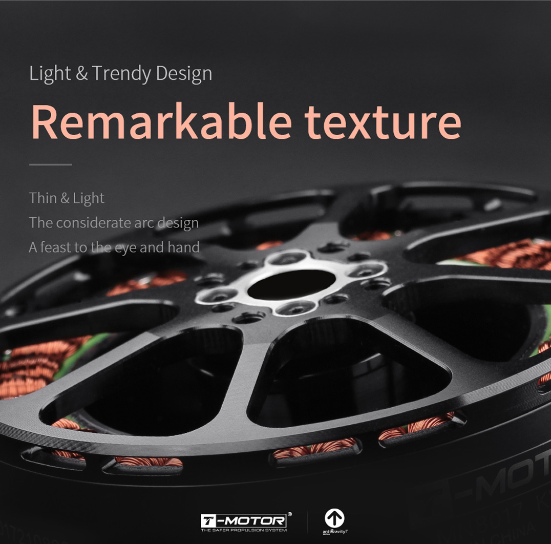 T-Motor MN8017 Antigravity Çok Rotorlu İHA Motoru KV120 — Üretici detay görselleri 5