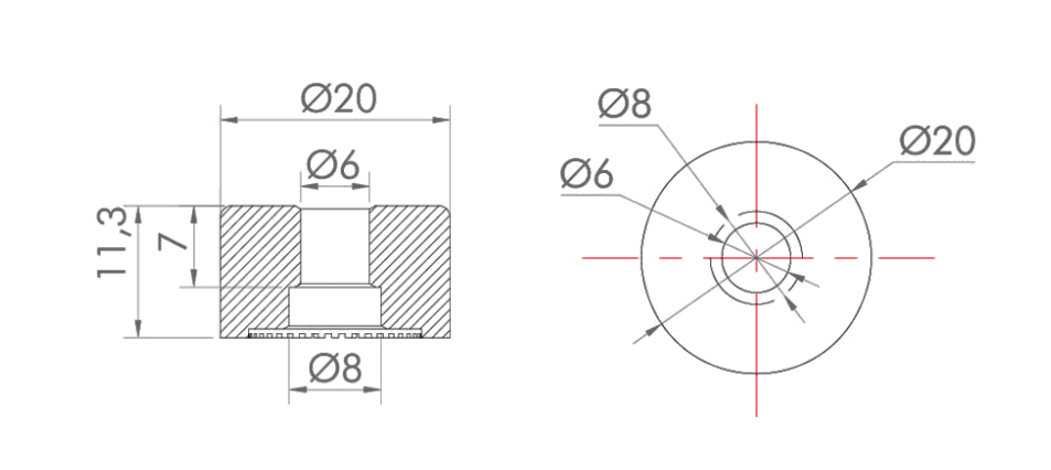 T-Motor T12*6 Black CW Outdoor Plane Polimer Material Pervane — Teknik çizimler ve performans grafikleri 1