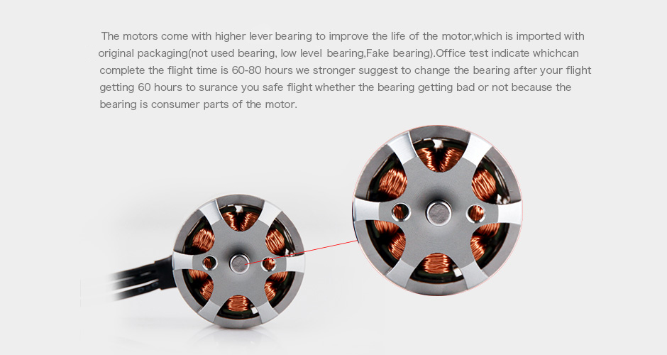 T-Motor MN2212 V2.0 Çok Rotorlu Sabit Kanat İHA Motoru KV920 — Üretici detay görselleri 4