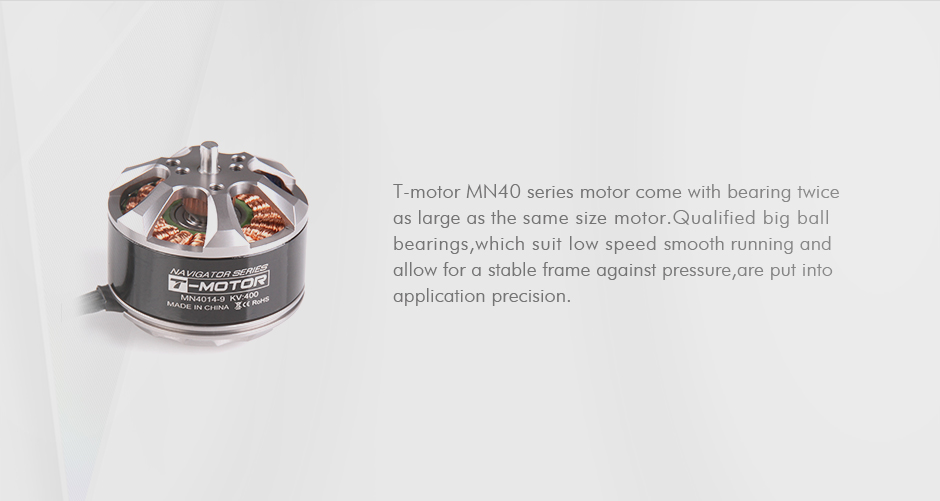 T-Motor MN4014 Çok Rotorlu Sabit Kanat İHA Motoru KV330 — Üretici detay görselleri 3