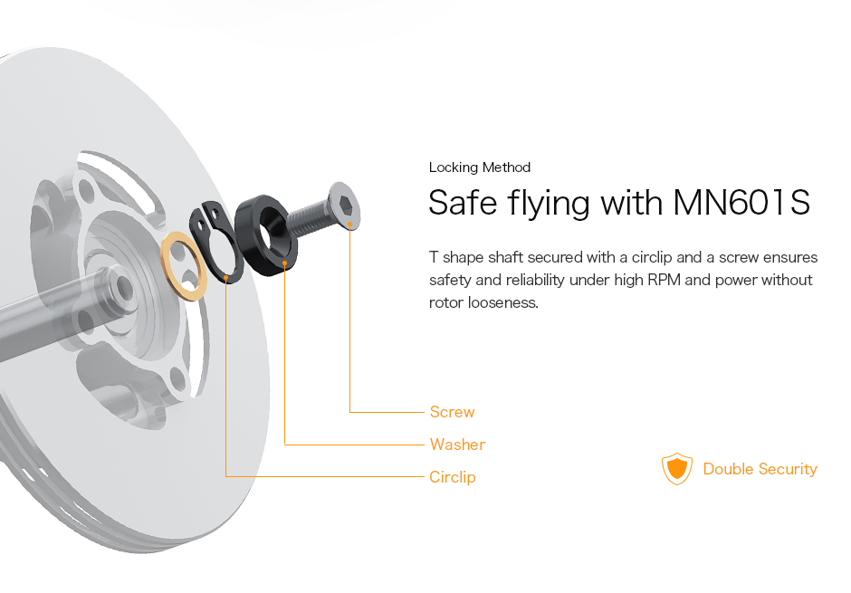 T-Motor MN601-S IP45 Çok Rotorlu Sabit Kanat İHA KV170 2 Adet / Set — Üretici detay görselleri 5