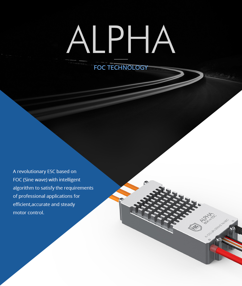 T-Motor ALPHA 80A 12S Multi-Rotor Drone ESC — Manufacturer product details 1