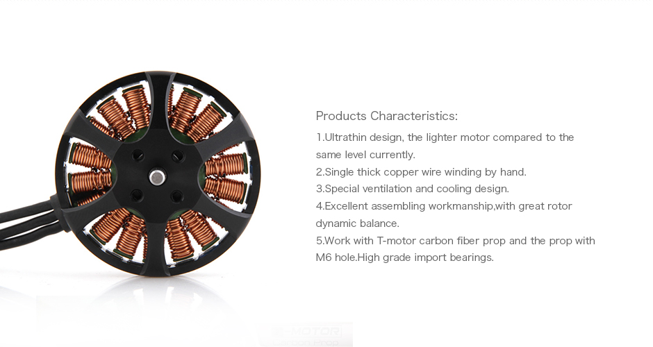T-Motor MN4004  Antigravity Type 4-6S UAV Motor KV300 - 2PCS/SET — Manufacturer product details 2