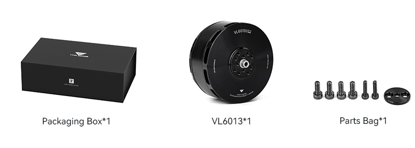 T-Motor VL6013 — Teknik çizimler ve performans grafikleri 2