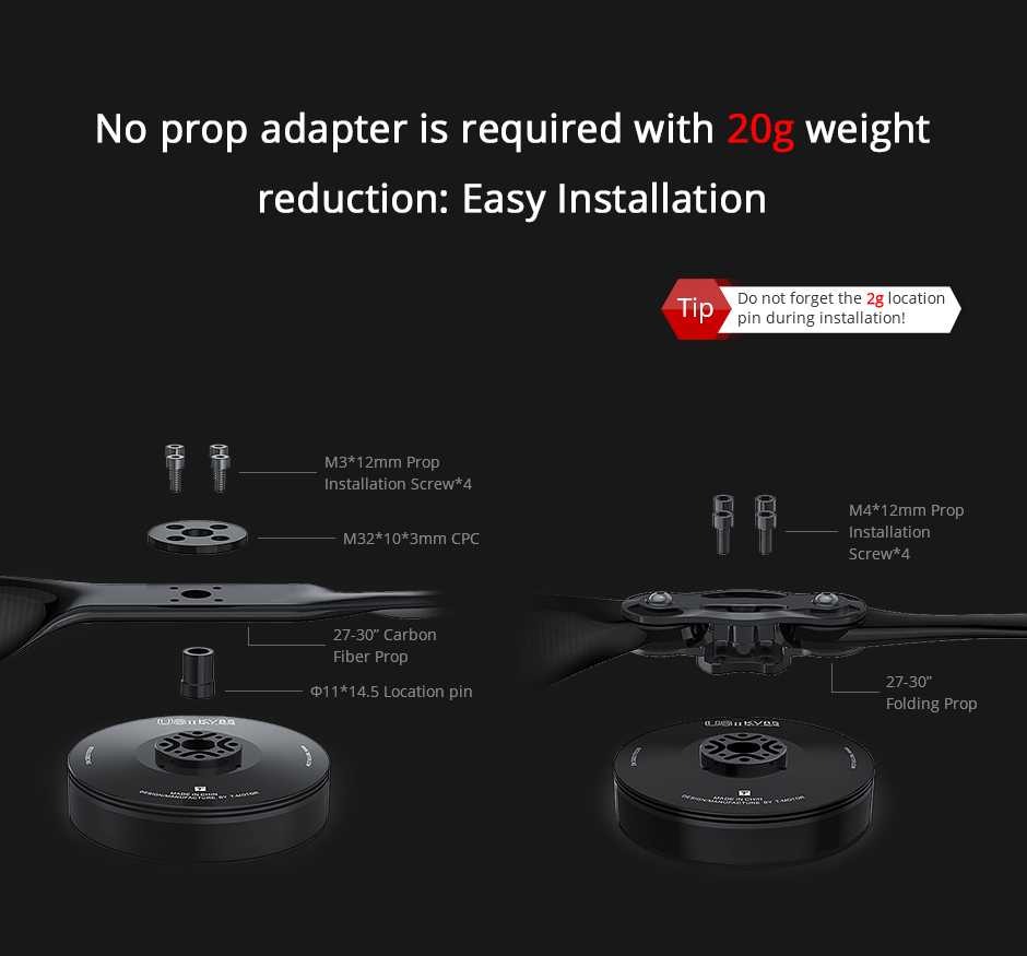 T-Motor U8Ⅱ Efficiency Çok Rotorlu İHA Motoru KV85 — Üretici detay görselleri 15