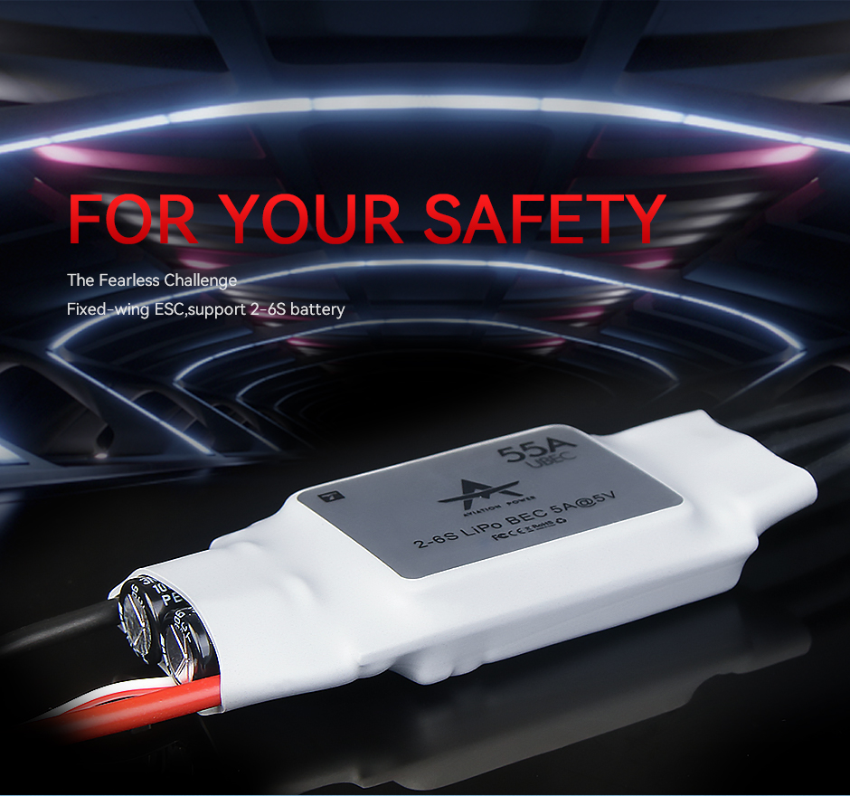 T-Motor AT55A 2-6S Fixed Wing Aircraft ESC — Manufacturer product details 1