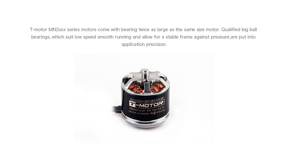 T-Motor MN2212 V2.0 Çok Rotorlu Sabit Kanat İHA Motoru KV920 — Üretici detay görselleri 3