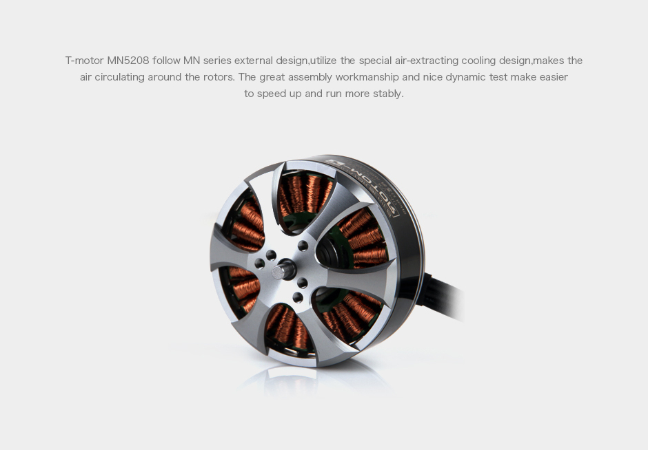 T-Motor MN5208 Multirotor Fixed Wing UAV Motor KV340 — Manufacturer product details 2