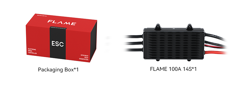 T-Motor FLAME 100A 14S Çok Rotorlu İHA ESC — Teknik çizimler ve performans grafikleri 2